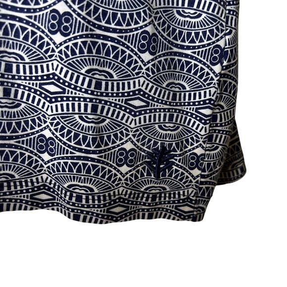 Coolibar Tank Top Size XL 50 UPF Sun Protection Blue White Everyday Basic - Picture 3 of 7